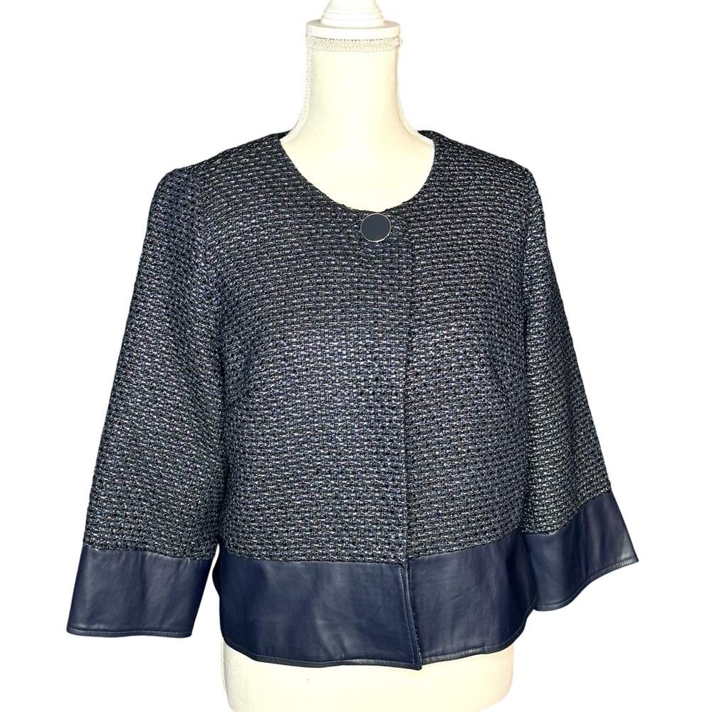 Chico’s Tweed Swing Jacket Size 1 (Small/8) NWT